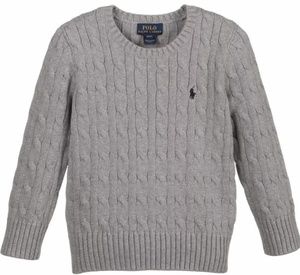 Polo Ralph Lauren Boys Cotton Cable Knit Sweater